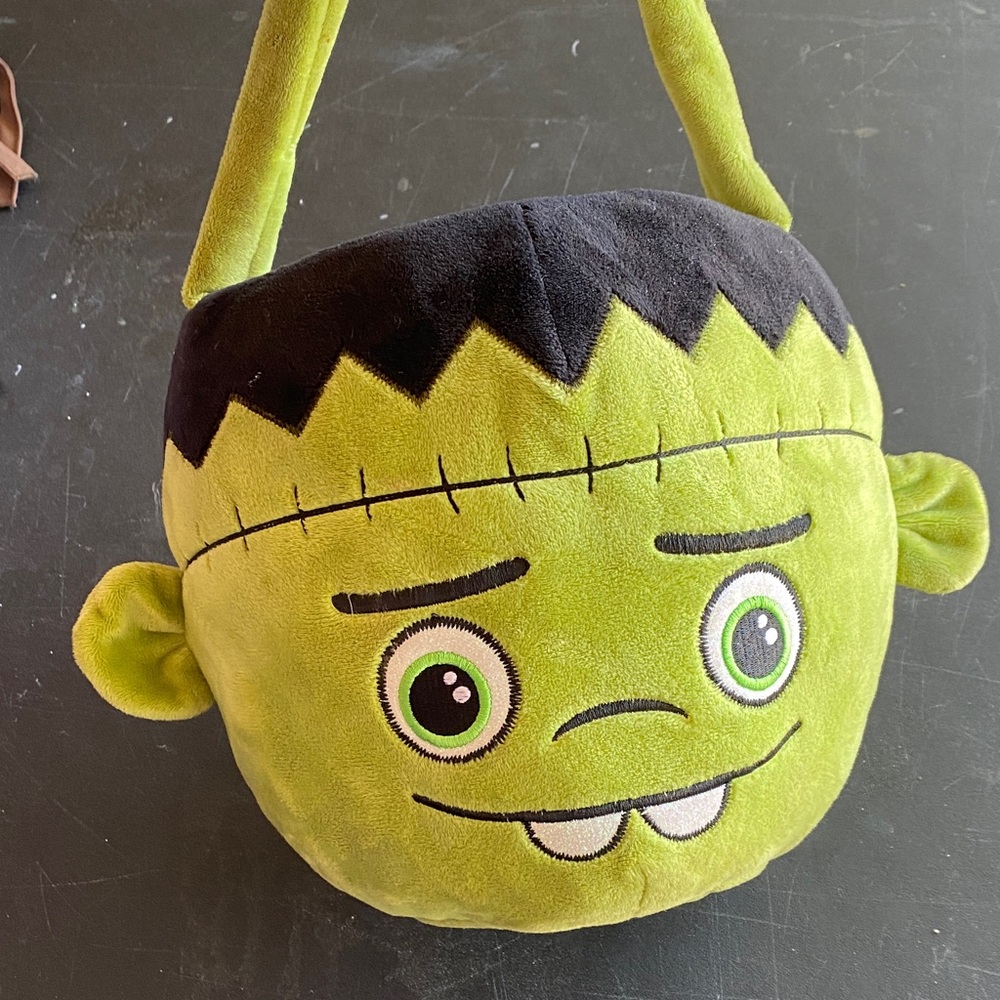 Green Monster Plush Candy Bag